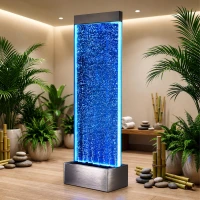 RealG RC-K-2504 Samostatne stojaca vodná stena s bublinkami a LED RGB osvetlením 183 x 50,5 x 28 cm