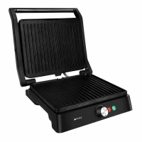 Ruhhy 26176 Elektrický kontaktní gril 2000 W, rozkládací 180°, 2 v 1, černý