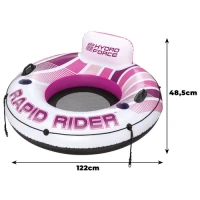Bestway 43953 Nafukovací kruh Rapid Rider 135 cm, růžový