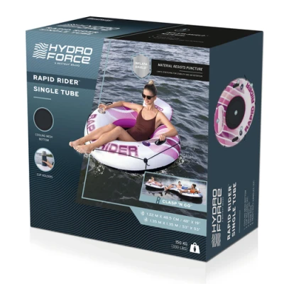 Bestway 43953 Nafukovací kruh Rapid Rider 135 cm, růžový