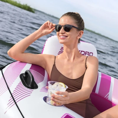 Bestway 43953 Nafukovací kruh Rapid Rider 135 cm, růžový