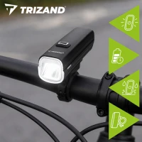 Trizand 27801 Sada LED osvětlení na kolo USB-C, 1000 lm, 4800 mAh, IPX5
