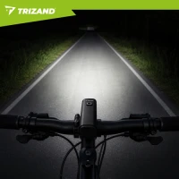 Trizand 27801 Sada LED osvětlení na kolo USB-C, 1000 lm, 4800 mAh, IPX5