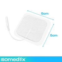 Isomedix 27954 Gelové elektrody 50 x 50 mm, pin 2,0 mm, 20 ks
