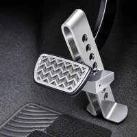 RealG RC-K-2446 Zámek pedálů spojky a brzdy do auta, ocelový, 19,5 x 8,5 cm