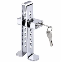 RealG RC-K-2446 Zámok na spojkový a brzdový pedál do auta, oceľový, 19,5 x 8,5 cm
