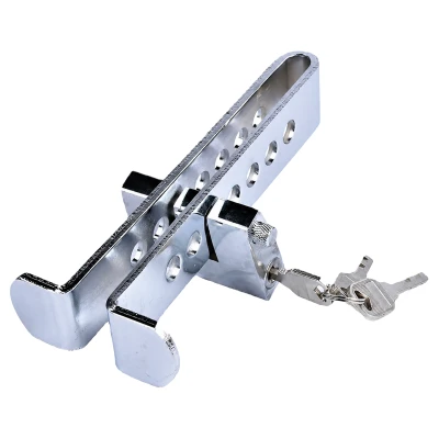 RealG RC-K-2446 Zámek pedálů spojky a brzdy do auta, ocelový, 19,5 x 8,5 cm