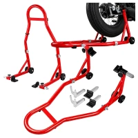 RealG RC-K-2441 Servisný stojan na motocykel predok/zadok, nastaviteľný, 450 kg, univerzálny
