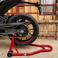 RealG RC-K-2441 Servisný stojan na motocykel predok/zadok, nastaviteľný, 450 kg, univerzálny