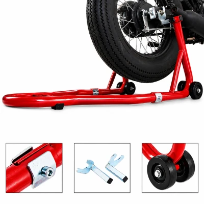 RealG RC-K-2441 Servisný stojan na motocykel predok/zadok, nastaviteľný, 450 kg, univerzálny