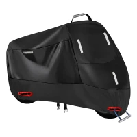 RealG RC-K-2443 Ochranná plachta na motorku XXXL 265 x 105 x 125 cm, černá