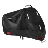RealG RC-K-2443 Ochranná plachta na motorku XXXL 265 x 105 x 125 cm, černá