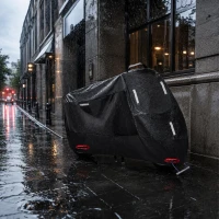 RealG RC-K-2443 Ochranná plachta na motorku XXXL 265 x 105 x 125 cm, černá