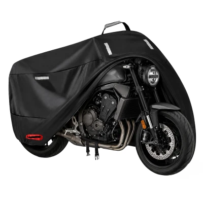 RealG RC-K-2443 Ochranná plachta na motorku XXXL 265 x 105 x 125 cm, černá