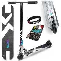 SOKE 1511 Freestylová kolobežka XTR Phantom Chrome Edition, strieborná a čierna