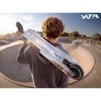 SOKE 1511 Freestylová kolobežka XTR Phantom Chrome Edition, strieborná a čierna