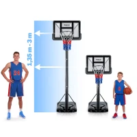 Neo-Sport NS-282 Stojanový basketbalový kôš 135 - 305 cm