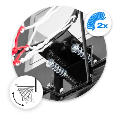 Neo-Sport NS-282 Stojanový basketbalový kôš 135 - 305 cm