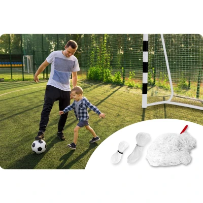 Neo-Sport 1480 Síť na fotbalovou branku 180 x 120 x 60 cm