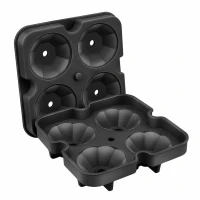 RealG RC-K-1780 Silikónová forma na ľad XL - diamanty, 4 ks