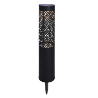 RealG RC-K-2498 Solárna záhradná LED lampa 71 cm, 2 ks, čierna