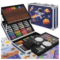 Maaleo 27953 Maľovacia sada v kufríku s motívom astronauta, 145 ks