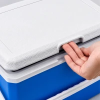 RealG RC-K-2391 Přenosný chladicí box na chladicí vložky 10 l, modrý