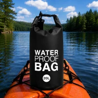 RealG RC-K-2397 Vodotesný vak 20 l, čierny