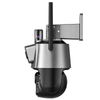 RealG RC-K-2452 Duální otočná WiFi IP kamera, 6 MP, noční vidění, černá