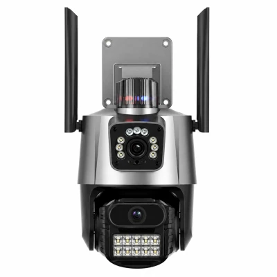 RealG RC-K-2452 Duální otočná WiFi IP kamera, 6 MP, noční vidění, černá
