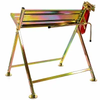 RealG RC-K-2451 Kovový stojan na řezání dřeva s držákem na motorovou pilu 88 x 86 x 71 cm