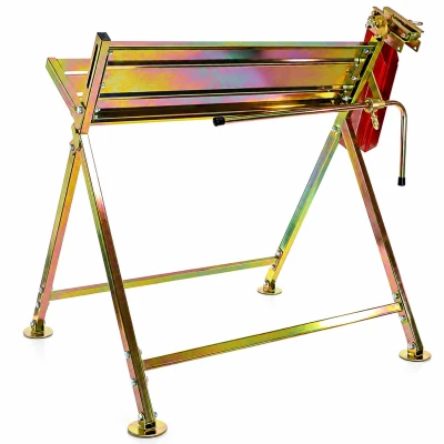 RealG RC-K-2451 Kovový stojan na řezání dřeva s držákem na motorovou pilu 88 x 86 x 71 cm