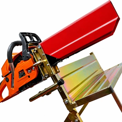 RealG RC-K-2451 Kovový stojan na řezání dřeva s držákem na motorovou pilu 88 x 86 x 71 cm
