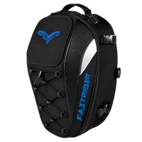 RealG RC-K-2445 Motocyklová taška na sedadlo s funkciou batohu 2 v 1, 45 l, čierna