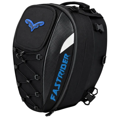 RealG RC-K-2445 Motocyklová brašna na sedlo s funkcí batohu 2 v 1, 45 l, černá