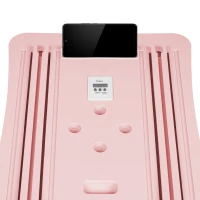 Rebel RBA-3069 Multifunkční Pilates cvičící deska s expandéry 9 v 1, růžová