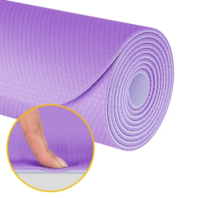 Rebel RBA-3157 Fitness podložka na cvičenie z TPE, 183 x 61 x 0,4 cm, fialová