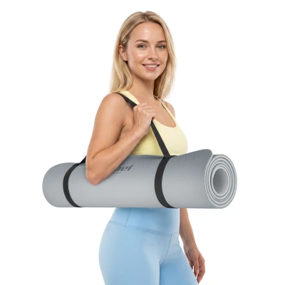 Rebel RBA-3158 Fitness podložka na cvičenie z TPE, 183 x 61 x 1 cm, sivá