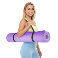 Rebel RBA-3159 Cvičebná podložka z TPE 200 x 90 x 1 cm, fialová