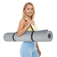 Rebel RBA-3160-GY Cvičebná podložka z TPE 200 x 115 x 1 cm, sivá