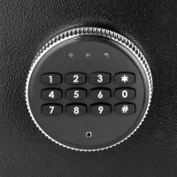 Rebel RB-7002 Elektronický trezor s PIN kódom, alarmom a núdzovými kľúčmi, 12 l, čierny