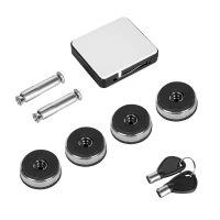 Rebel RB-7002 Elektronický trezor s PIN kódom, alarmom a núdzovými kľúčmi, 12 l, čierny