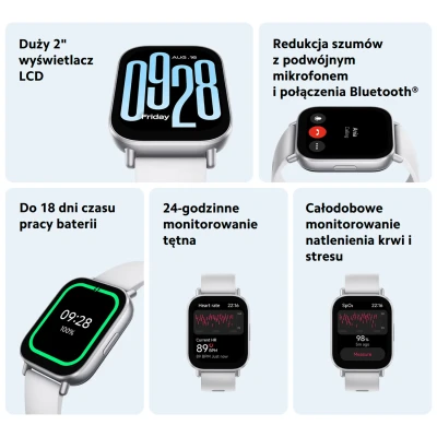 Xiaomi XIA069.1 Redmi Watch 5 Active - chytré hodinky, 2" LCD displej, Bluetooth, černé