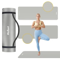Rebel RBA-3150 Gymnastická podložka na jógu, pilates, fitness, 183 x 61 x 1 cm, sivá