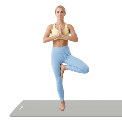 Rebel RBA-3150 Gymnastická podložka na jógu, pilates, fitness, 183 x 61 x 1 cm, sivá