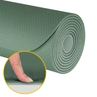 Rebel RBA-3157-2GR Fitness podložka na cvičenie z TPE, 183 x 61 x 0,4 cm, zelená