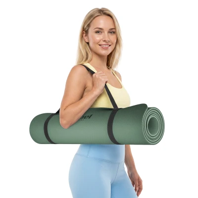 Rebel RBA-3158-2GR Fitness podložka na cvičenie z TPE 183 x 61 x 1 cm, zelená