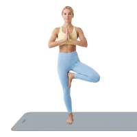 Rebel RBA-3152-GY Gymnastická podložka na jógu, pilates a fitness, 183 x 61 x 0,6 cm, sivá