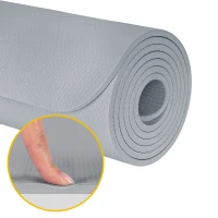 Rebel RBA-3152-GY Gymnastická podložka na jógu, pilates a fitness, 183 x 61 x 0,6 cm, sivá