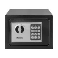 Rebel RB-7000 Elektronický trezor s PIN kódom a núdzovými kľúčmi, čierny
